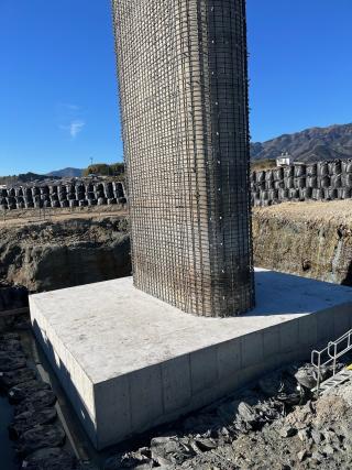 高倉大橋橋脚耐震補強工事