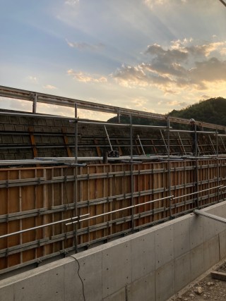 慥柄阿曽線道路改良工事