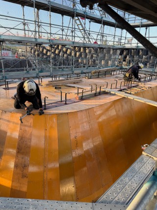 宮川橋下部工P8橋脚