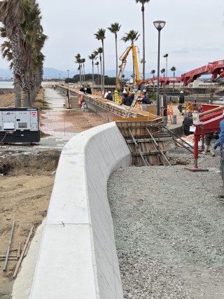 千里地区海岸高潮対策工事